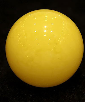 Gemstone 1.4" Amber Sphere, Crystal Ball